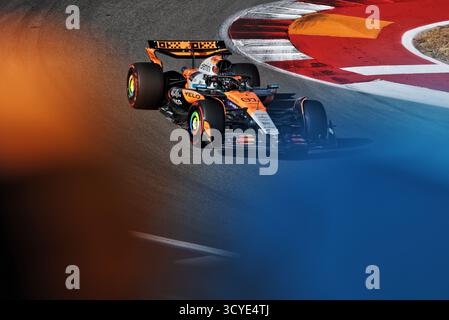 Austin, États-Unis. 18 octobre 2025. Oscar Piastri (AUS) McLaren MCL39. 18.10.2025. Championnat du monde de formule 1, Rd 19, Grand Prix des États-Unis, Austin, Texas, États-Unis, sprint et qualification. Crédit : James Moy/Alamy Live News Banque D'Images