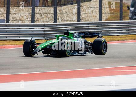 Austin, Texas, États-Unis, 18 octobre 2025, Nico Hulkenberg, Kick Sauber, pendant la journée de qualification F1, Copyright : Filip Skripko/Alamy Live News Banque D'Images