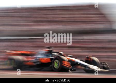 Austin, États-Unis. 18 octobre 2025. Oscar Piastri (AUS) McLaren MCL39. 18.10.2025. Championnat du monde de formule 1, Rd 19, Grand Prix des États-Unis, Austin, Texas, États-Unis, sprint et qualification. Le crédit photo devrait se lire : XPB/Alamy Live News. Banque D'Images