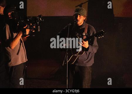 Le groupe danois APHACA se produit lors du P3 Guld 2025 au Copenhagen concert Hall à Copenhague, Danemark, le 17 octobre 2025. (Photo de Kristian Tuxen Ladegaard Berg/NurPhoto) Banque D'Images