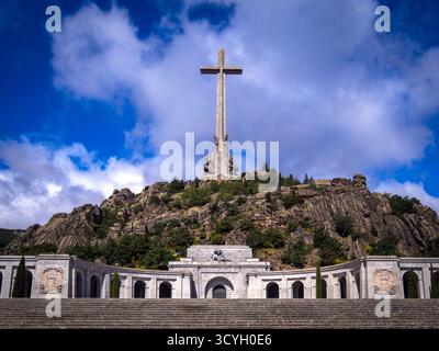 Valle de los Caídos. San Lorenzo de El Escorial. Madrid. Espagne Banque D'Images