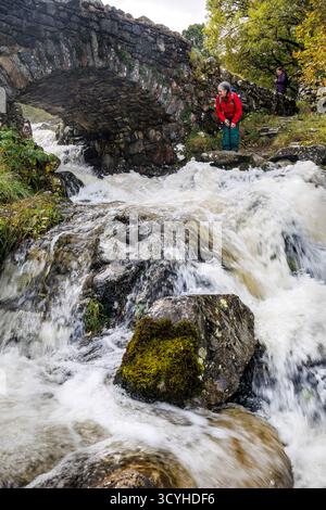 Ashness Bridge, Lake District, England, UK Banque D'Images