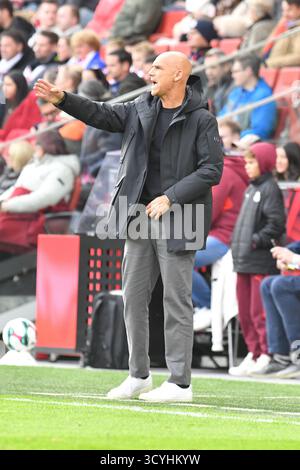 SALZBOURG, AUTRICHE - 19 OCTOBRE : Thomas Letsch, entraîneur-chef de Salzbourg, lors du match de l'Admiral Bundesliga entre le FC Red Bull Salzburg et le SCR Altach au Red Bull Arena le 19 octobre 2025 à Salzbourg, Autriche.251019 SEPA 24 004 - 20251019 PD5647 Banque D'Images