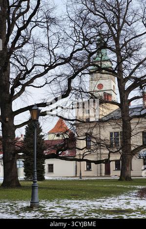 Le palais des Habsbourg à Żywiec, Zywiec, Polska, Beskidy, Cieszyn Silesia, voyage, architecture, photo Kazimierz Jurewicz, Banque D'Images