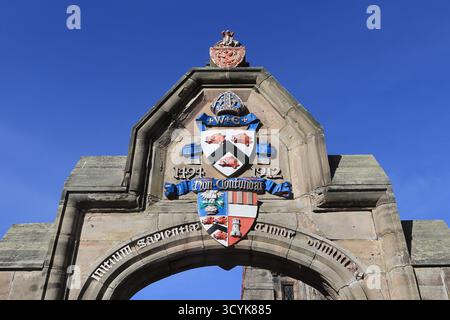 Kings College à Old Aberdeen, datant de 1495, autrefois une université indépendante, mais faisant maintenant partie de l'Université d'Aberdeen, Écosse, Royaume-Uni Banque D'Images