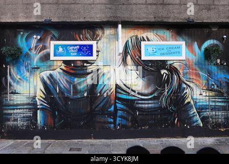 Shiprow, rue culturelle et historique datant de 1281 à Aberdeen, de vieux bâtiments reprennent vie dans le projet Shiprow Village. Banque D'Images