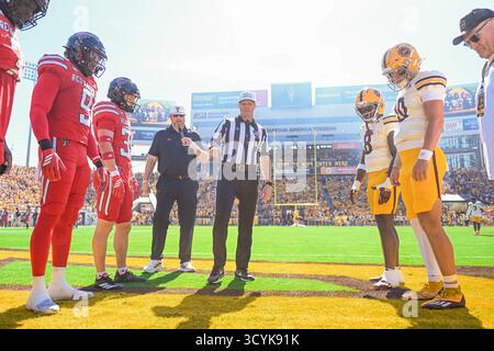 Jordan Crook (8 ans), quarterback Sam Leavitt (10 ans), Texas Tech Red Raiders Bryce R Banque D'Images