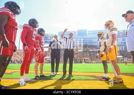 Jordan Crook (8 ans), quarterback Sam Leavitt (10 ans), Texas Tech Red Raiders Bryce R Banque D'Images