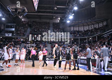 Villeurbanne, France. 19 octobre 2025. Vue générale lors du championnat de France, match de basket Betclic Elite entre LDLC ASVEL et AS Monaco le 10 octobre 2025 à Astroballe à Villeurbanne, France - photo Cyril lestage/DPPI crédit : DPPI Media/Alamy Live News Banque D'Images
