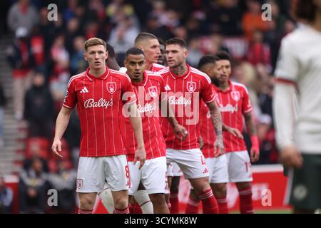 Nottingham, Royaume-Uni. 18 octobre 2025. Elliot Anderson (NF) au Nottingham Forest v Chelsea, EPL match, au City Ground, Nottingham, Notts. Crédit : Paul Marriott/Alamy Live News Banque D'Images