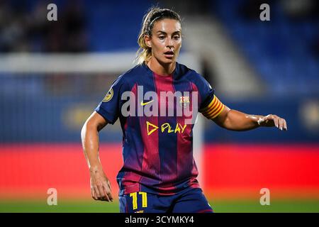 Barcelone, Espagne. 19 octobre 2025. Alexia PUTELLAS de Barcelone lors du championnat d'Espagne féminin, match de football de Liga F entre le FC Barcelone et Granada CF le 19 octobre 2025 à l'Estadi Johan Cruyff à Barcelone, Espagne - photo Sergio Ros/Matthieu Mirville/DPPI crédit : DPPI Media/Alamy Live News Banque D'Images