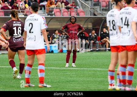 Toronto, Ontario, Canada. 19 octobre 2025. 19 octobre 2025 - Toronto, Canada : NYOTA KATEMBO (#17, AFC Toronto) lors du match NSL entre l'AFC Toronto et le Montreal Roses FC au York Lions Stadium. (Crédit image : © Vasiliy Ryabykh/ZUMA Press Wire) USAGE ÉDITORIAL SEULEMENT ! Non destiné à UN USAGE commercial ! Banque D'Images