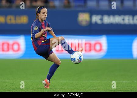 Barcelone, Espagne. 19 octobre 2025. Aitana Bonmati du FC Barcelone lors du match de la Liga F entre le FC Barcelone et le Granada CF a joué au Johan Cruyff Stadium le 19 octobre 2025 à Barcelone, en Espagne. (Photo de Miguel Marruffo/PRESSIN) crédit : AGENCE SPORTIVE PRESSINPHOTO/Alamy Live News Banque D'Images