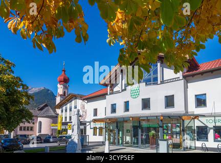Église Ehrwald Ehrwald Tiroler Zugspitz Arena Tirol, Tyrol Autriche Banque D'Images