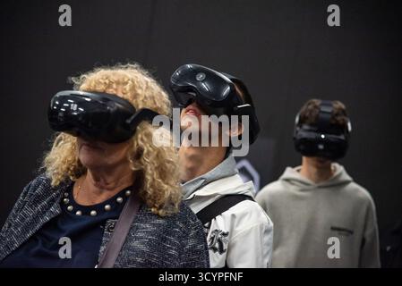 Rome, Italie. 17 octobre 2025. **PAS DE WEB ET DE JOURNAUX UNIQUEMENT POUR L'ITALIE** MAKER FAIRE ROME 2025 AU GAZOMETER crédit : Agence photo indépendante/Alamy Live News Banque D'Images