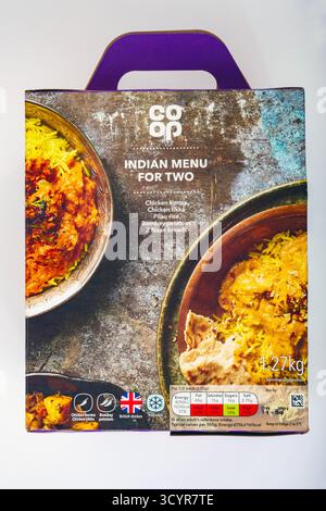 Repas indien Coop pour deux Banque D'Images