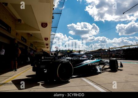 #12 Andrea Kimi Antonelli (ITA, Mercedes-AMG Petronas F1 Team), Grand Prix de F1 des États-Unis au circuit des Amériques le 17 octobre 2025 à Austin, Texas, États-Unis d'Amérique. (Photo de HOCH Zwei) Banque D'Images