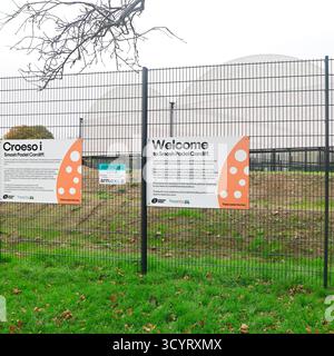 Parc Llandaff Fields, Cardiff. Prise en octobre 2025 Banque D'Images