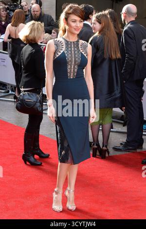 Londres, Angleterre, 03.20.2015 Olga Kurylenko assiste aux Jameson Empire film Awards 2015 au Grosvenor House Hotel à Londres. Banque D'Images