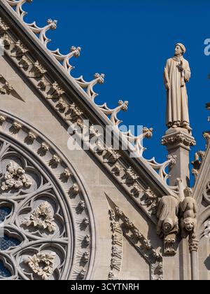 Paris, France. 17 octobre 2025. Détails de l'illustration de notre-Dame de Paris, France le 17 octobre 2025. Photo de Mario Fourmy/ABACAPRESS.COM crédit : Abaca Press/Alamy Live News Banque D'Images