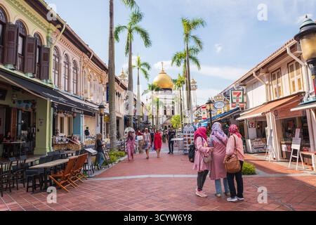 Singapour - 19 octobre 2018 : centré sur Arab Street, Kampong Glam est le quartier musulman de Singapour. Banque D'Images