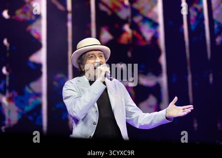 Madrid, Espagne. 20 octobre 2025. Sabina lors de sa tournée Hola y Adiós à la Movistar Arena. (Photo de Rafael Beltran/Alamy Live News) Banque D'Images