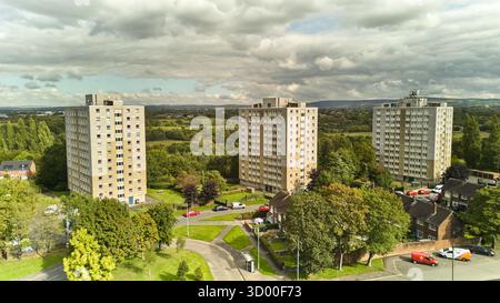 Appartements Brinnington à Stockport Banque D'Images