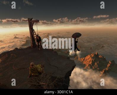 L'Imaginarium du Docteur Parnassus année : 2009 réalisé par : Terry Gilliam Banque D'Images