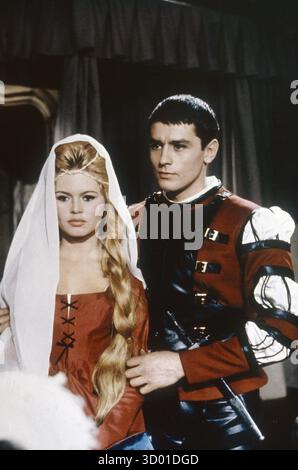 Amours Célébres année : 1961 - France réalisé par : Michel Boisrond Brigitte Bardot, Alain Delon segment 'Agnès Bernauer' Banque D'Images