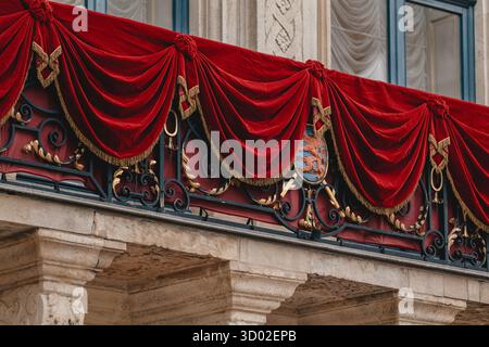 LUXEMBOURG - 3 octobre 2025 : reportage de l'historique Trounwiessel, célébrations de l'adhésion du nouveau Grand-Duc de Luxembourg Banque D'Images