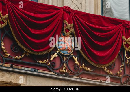 LUXEMBOURG - 3 octobre 2025 : reportage de l'historique Trounwiessel, célébrations de l'adhésion du nouveau Grand-Duc de Luxembourg Banque D'Images