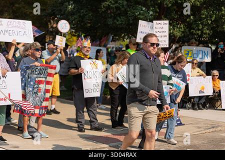 No Kings Rally, Mount Vernon OH Banque D'Images