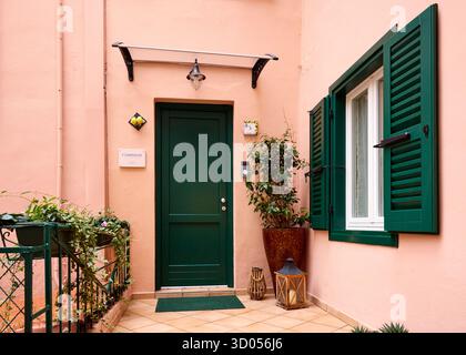 Porte, Limone, Italie Banque D'Images