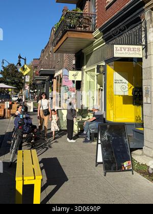 Drawn & Quarterly célèbre librairie. Mile-End , Montréal, Canada Banque D'Images