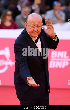Rome, Italie. 22 octobre 2025. Massimo Boldi assiste au tapis rouge lors du 20e Festival du film de Rome à l'Auditorium Parco della Musica le 22 octobre 2025 à Rome, en Italie. Crédit : Live Media Publishing Group/Alamy Live News Banque D'Images