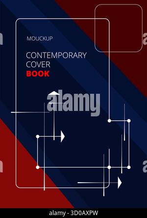Modèle de conception de couverture moderne. Illustration dessinée à la main par vecteur de couleur Illustration de Vecteur
