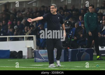 Bergame, Italie. 22 octobre 2025. Ivan Juric (Atalanta BC) pendant Atalanta BC vs SK Slavia Praha, match de football de l'UEFA Champions League à Bergame, Italie, 22 octobre 2025 crédit : Agence photo indépendante/Alamy Live News Banque D'Images