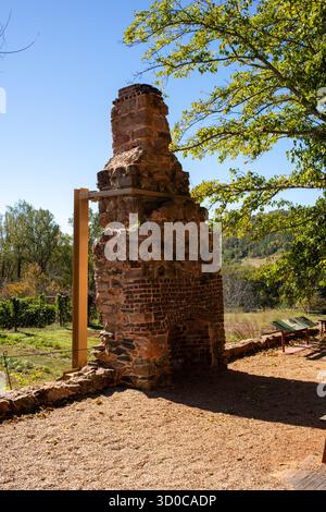 Monticello, maison historique et jardins, Charlottesville, Virginie Banque D'Images