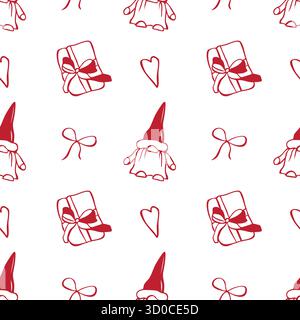 Modèle sans joint avec les nains et gifs Illustration de Vecteur