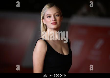 Rome, Italie. 22 octobre 2025. Nadia Tereszkiewicz assiste au tapis rouge « notre héros, Balthazar » lors du 20e Festival du film de Rome à l'Auditorium Parco della Musica à Rome (Italie), le 22 octobre 2025. Crédit : Insidefoto/Alamy Live News Banque D'Images