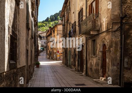 Italie, Abruzzes, Scanno Banque D'Images