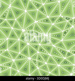 Arrière-plan des formes triangulaires. Taille moyenne des triangles. Triangles internes multiples répétés. Style de ton de couleur unique. Modèle reproductible. Illustration de Vecteur