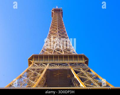 France, Paris, la Tour Eiffel, Banque D'Images