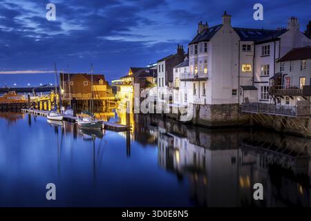 Whitby la nuit, prise le 17 avril 2021 Banque D'Images