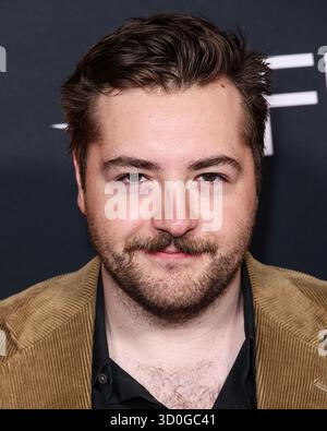 Hollywood, États-Unis. 23 octobre 2025. HOLLYWOOD, LOS ANGELES, CALIFORNIE, États-Unis - 22 OCTOBRE : L'acteur américain Michael Gandolfini arrive au Fest AFI (American film Institute) 2025 présenté par Canva - première du Gala de la nuit d'ouverture du 20th Century Studios 'Springsteen : Deliver me from Nowhere' qui s'est tenu au TCL Chinese Theatre IMAX le 22 octobre 2025 à Hollywood, Los Angeles, Californie, États-Unis. (Photo de Xavier Collin/image Press Agency) crédit : image Press Agency/Alamy Live News Banque D'Images