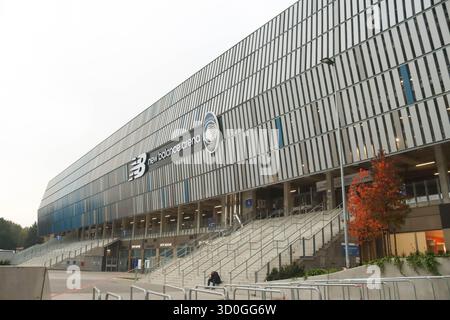 Bergame, Italie, États-Unis. 22 octobre 2025. bergame (italie), 22/10/2025- ligue des champions/atalanta/slavia praha- nouvelle arène d'équilibre où a eu lieu le match entre atalanta et slavia praha, valable pour le 3ème tour des groupes des champions, dans la nuit de ce mercredi 22 octobre 2025. (Crédit image : © Edson Teodoro de Souza/TheNEWS2 via ZUMA Press Wire) USAGE ÉDITORIAL SEULEMENT ! Non destiné à UN USAGE commercial ! Banque D'Images