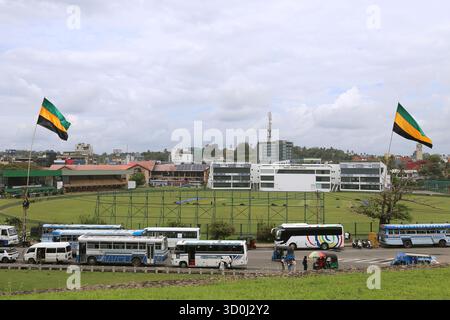 International Cricket Stadium, Colombo main Road, Galle, Galle District, Southern Province, Sri Lanka, Océan Indien, Asie du Sud Banque D'Images