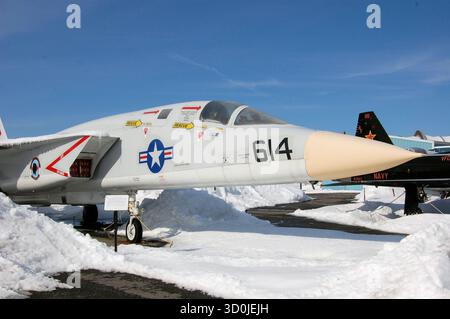 Ancien avion de reconnaissance RA-5C nord-américain RA-5C Vigilante Banque D'Images