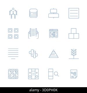 Ce pack d'icônes vectorielles de catégories comprend 16 designs Thin Line au format Retina Ready Display Perfect, parfait pour améliorer les interfaces numériques. Illustration de Vecteur