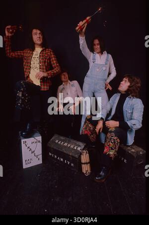 Mud, English Glam Rock Band, 1973 Banque D'Images